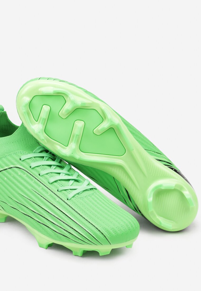 Zielone Buty Sportowe Korki na Sznurowanie Erisiora