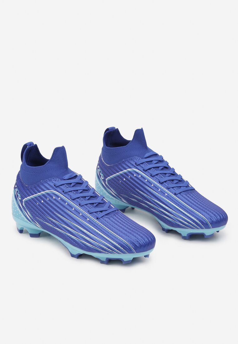 Jasnoniebieskie Buty Sportowe Korki na Sznurowanie Erisiora