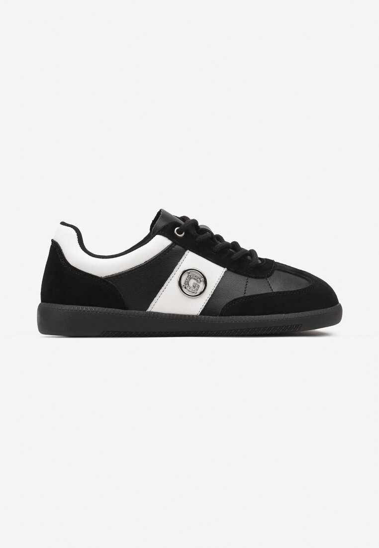 Sneakers Negru cu alb