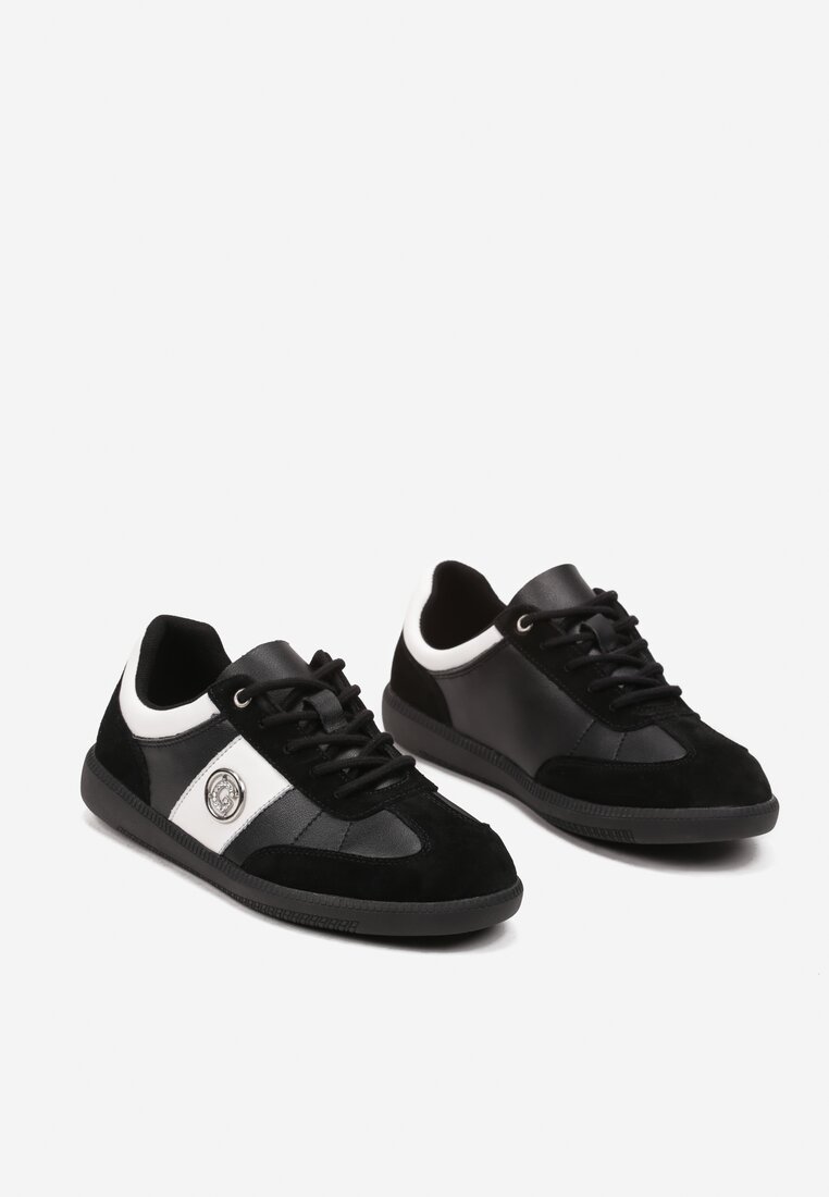Sneakers Negru cu alb