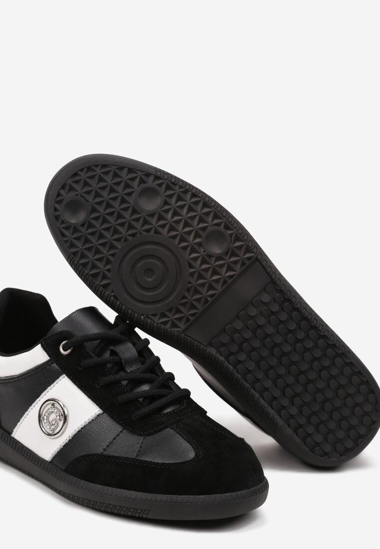 Sneakers Negru cu alb