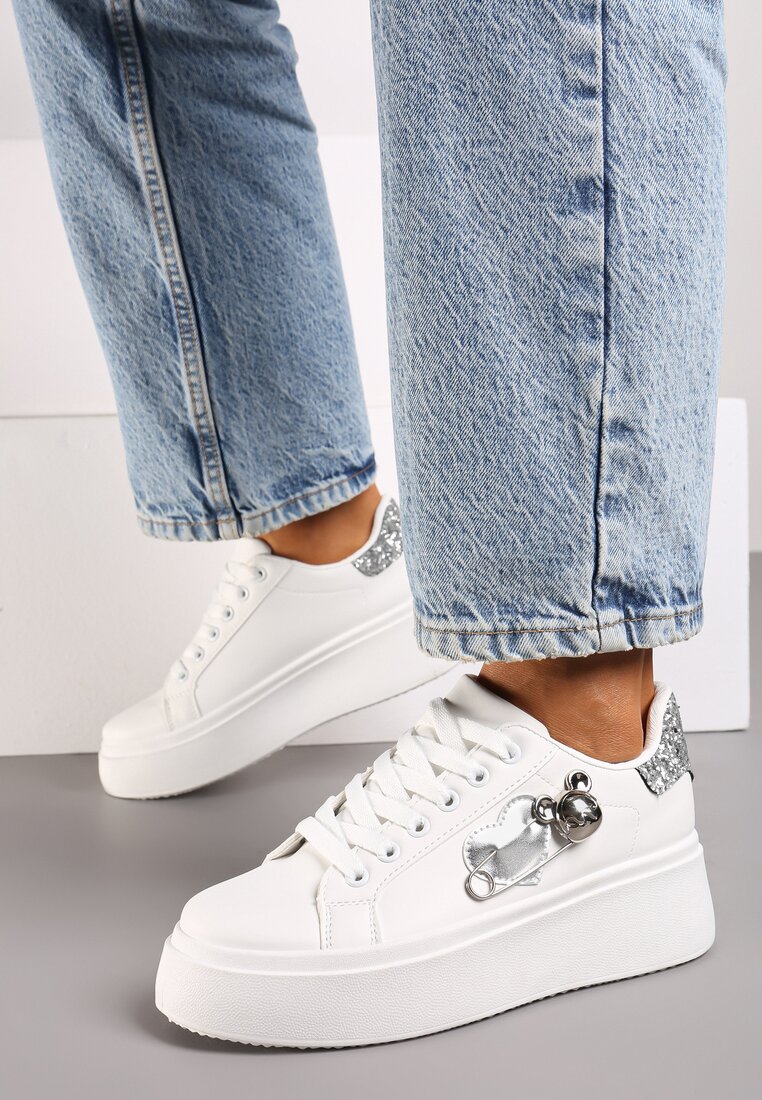 Sneakers Argintii