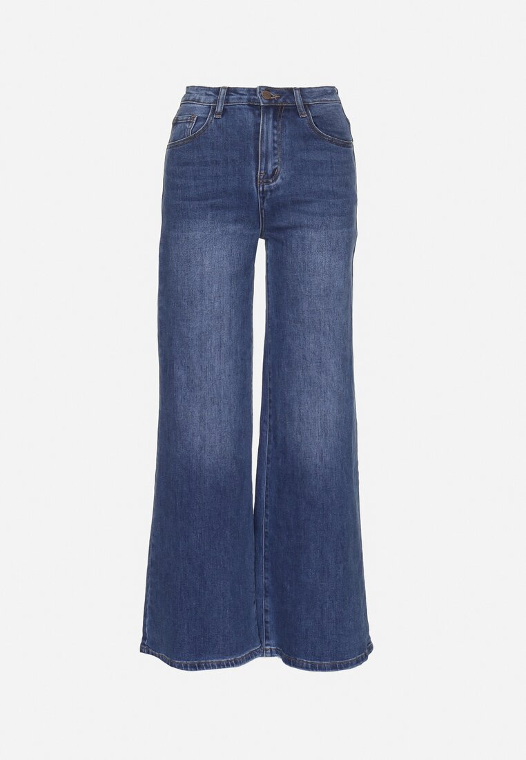 Niebieskie Szerokie Jeansy Typu Dzwony Rorilda
