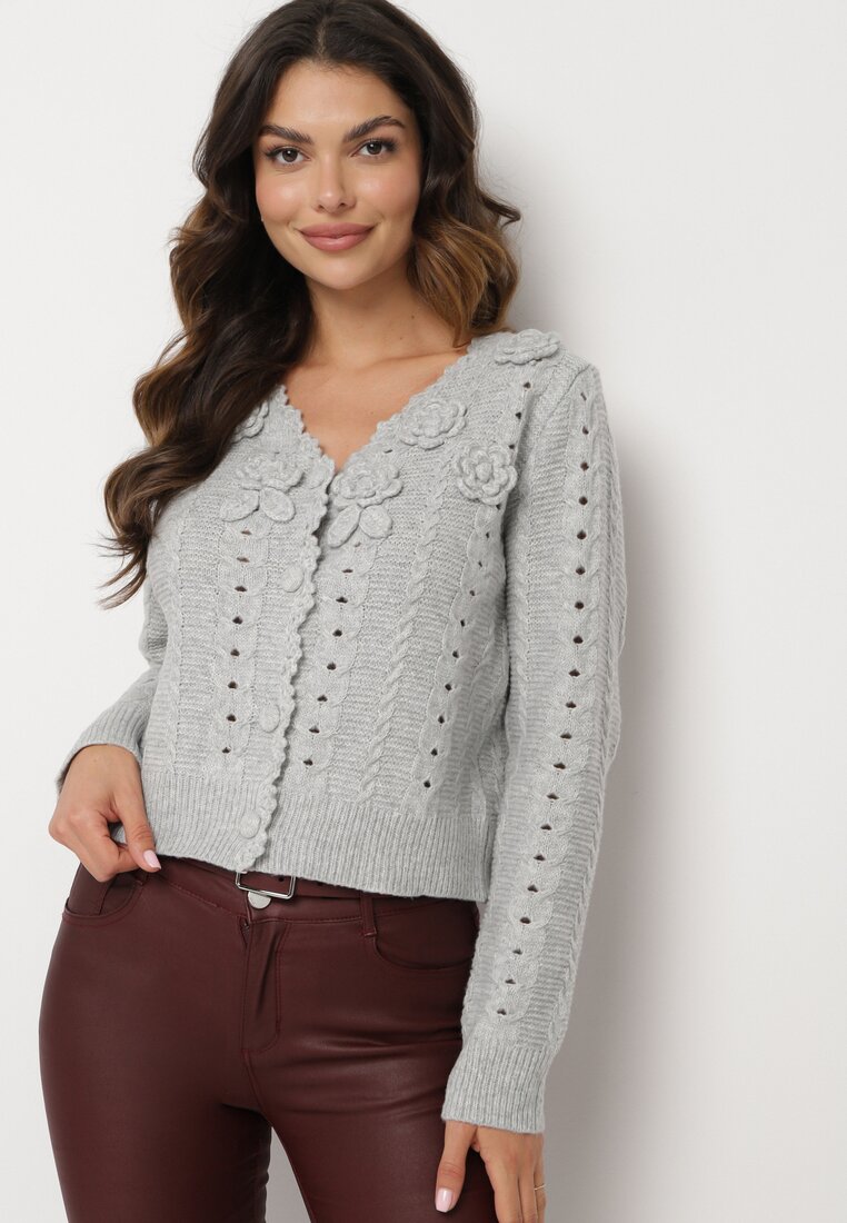 Cardigan Gri