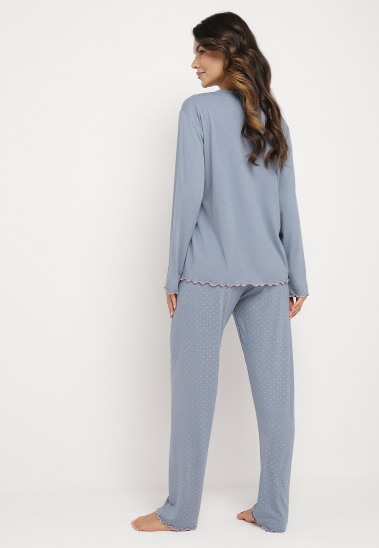 Compleu pijama Albastru deschis