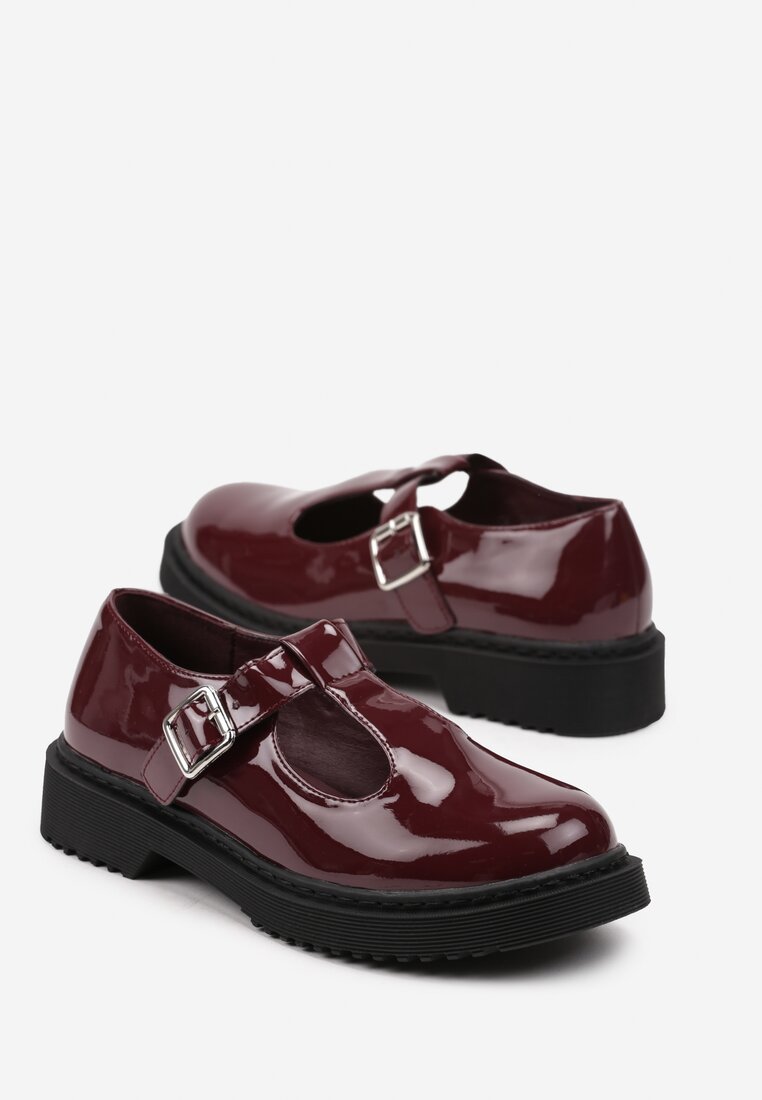 Pantofi casual Bordo