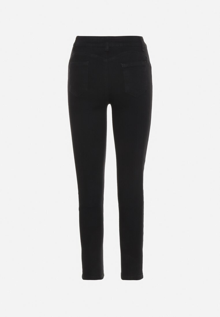Czarne Jeansy Skinny Bawełniane Push-Up Torialdia