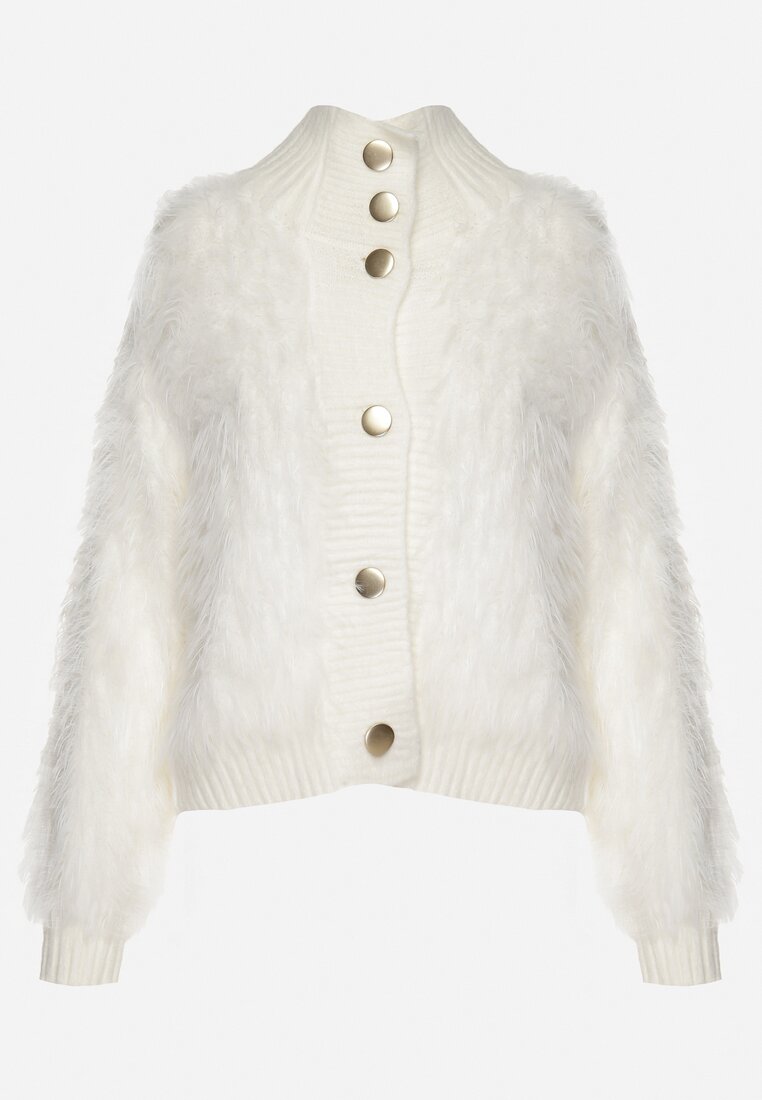 Cardigan Alb