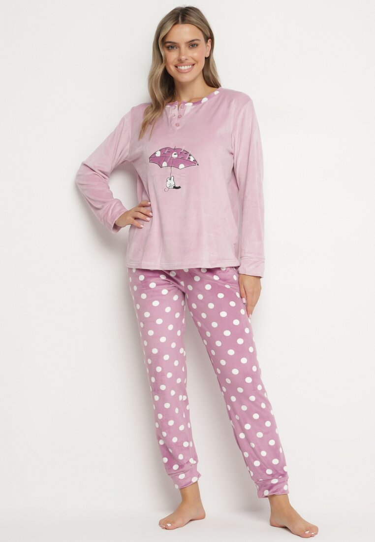 Compleu pijama Mov deschis