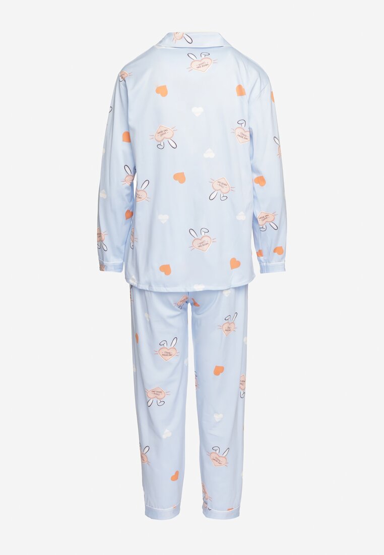 Compleu pijama Albastru deschis