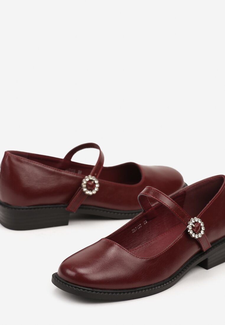 Pantofi casual Bordo