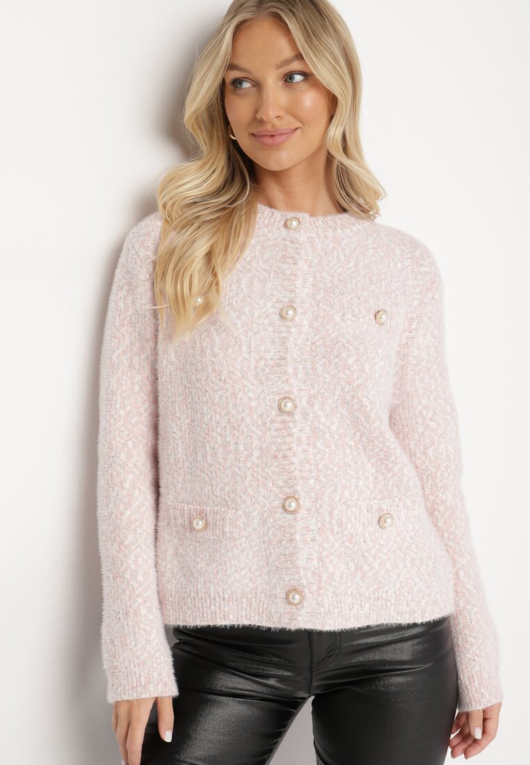 Cardigan Roz deschis