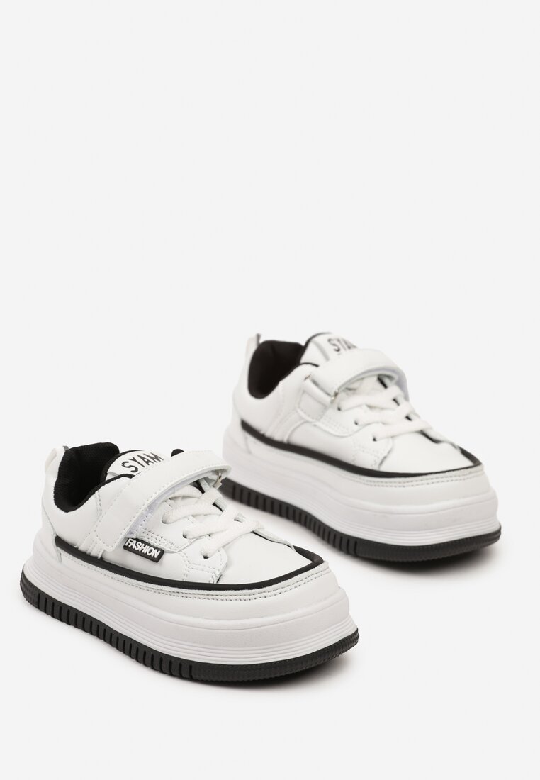 Pantofi sport Alb cu negru