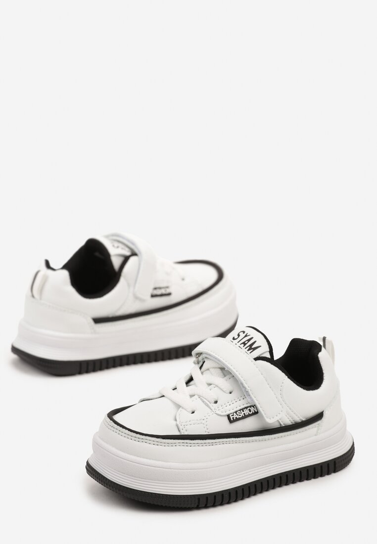 Pantofi sport Alb cu negru
