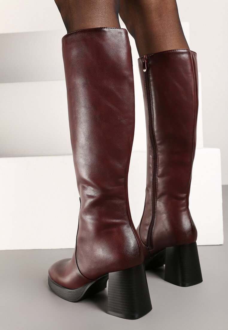 Cizme Bordo