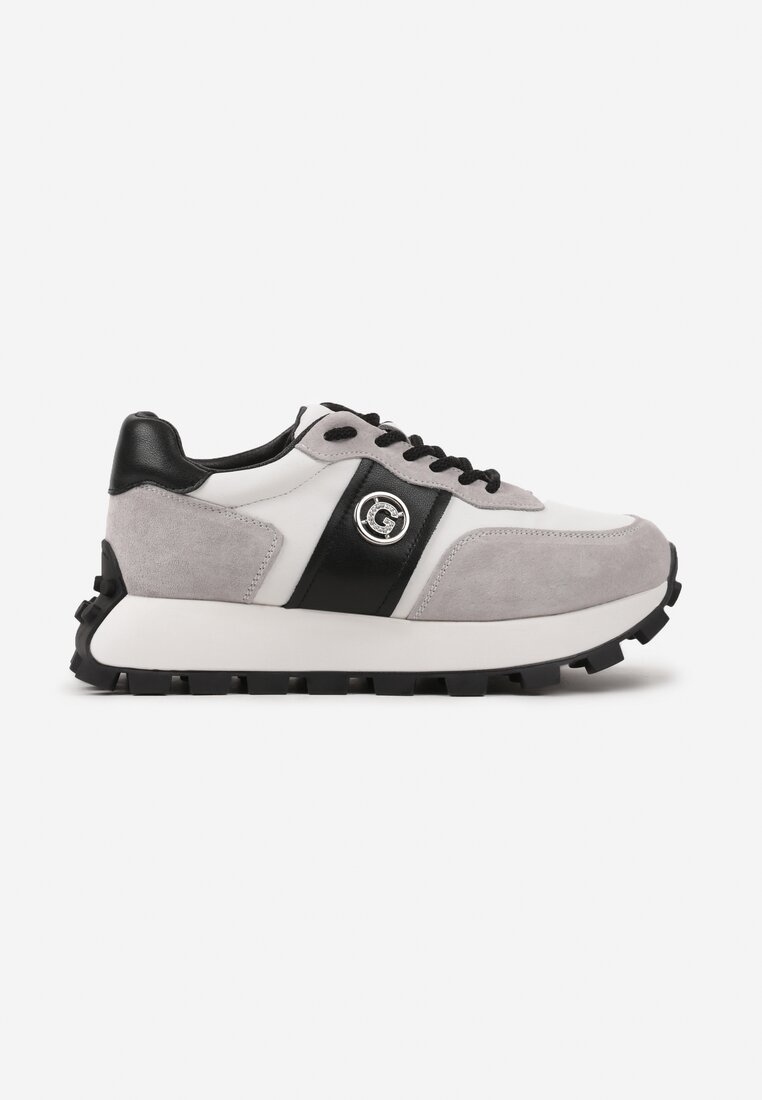 Sneakers Gri cu negru
