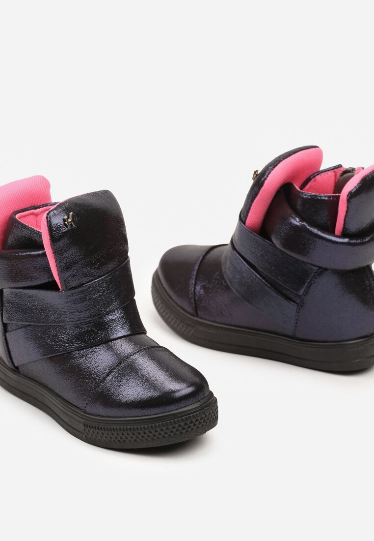 Granatowe Buty Sportowe Pereicea