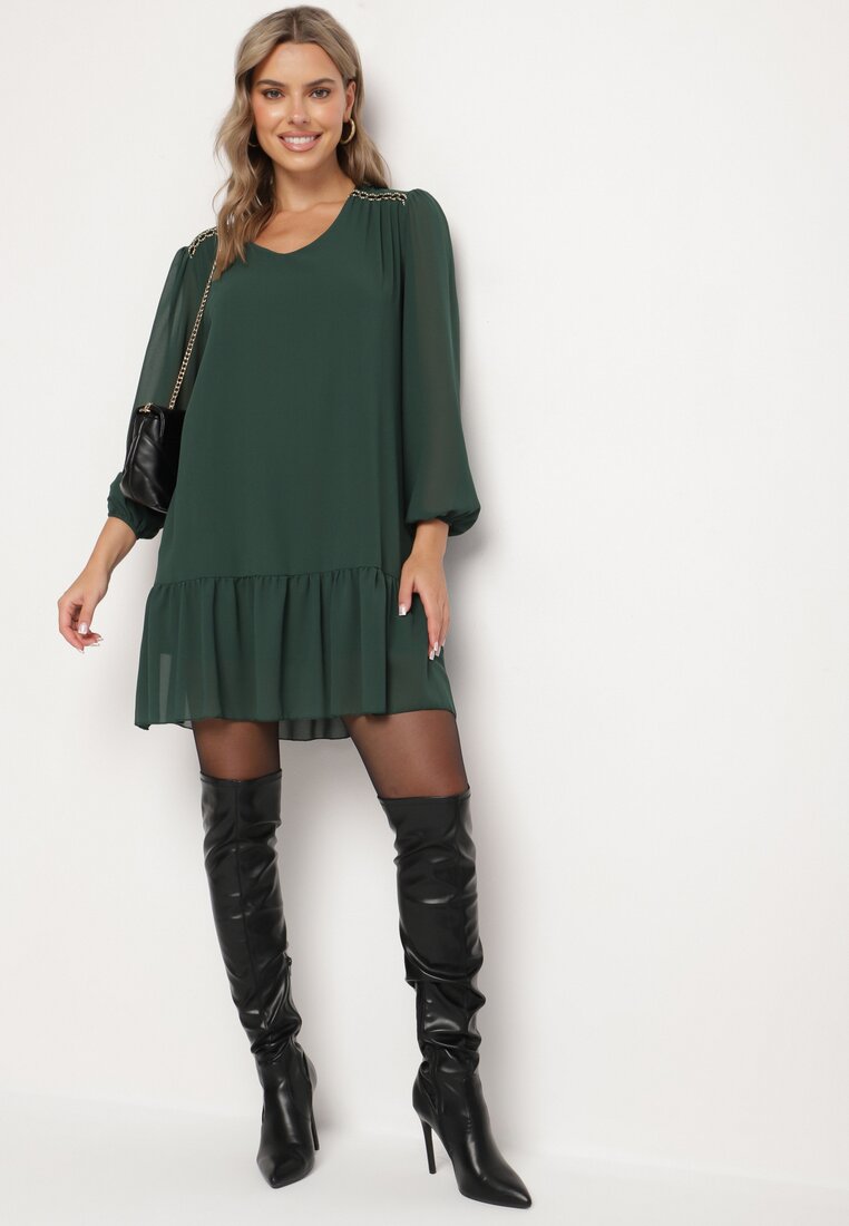 Rochie Verde închis