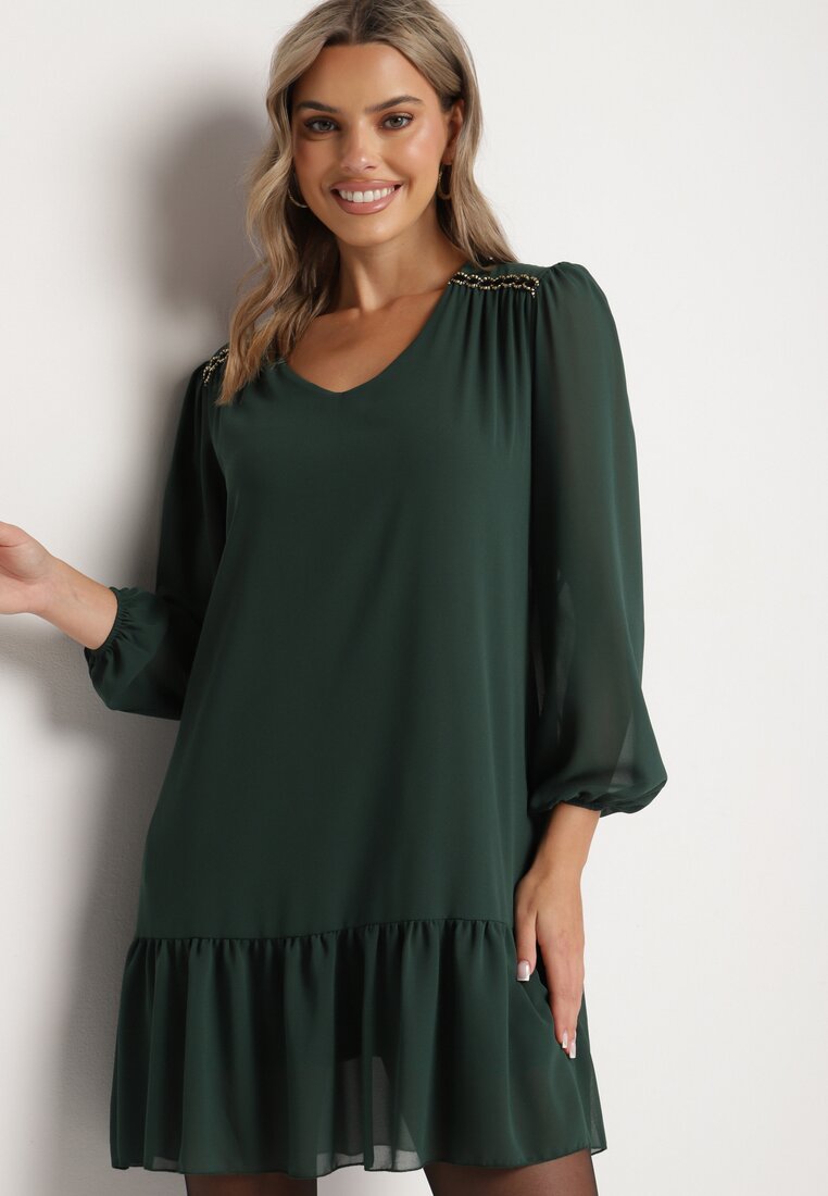 Rochie Verde închis