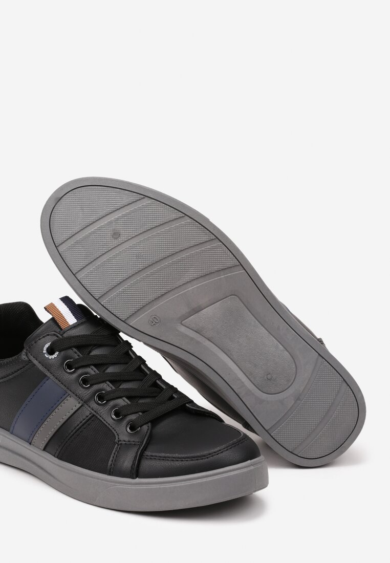Czarne Buty Sportowe Casual Vortiala