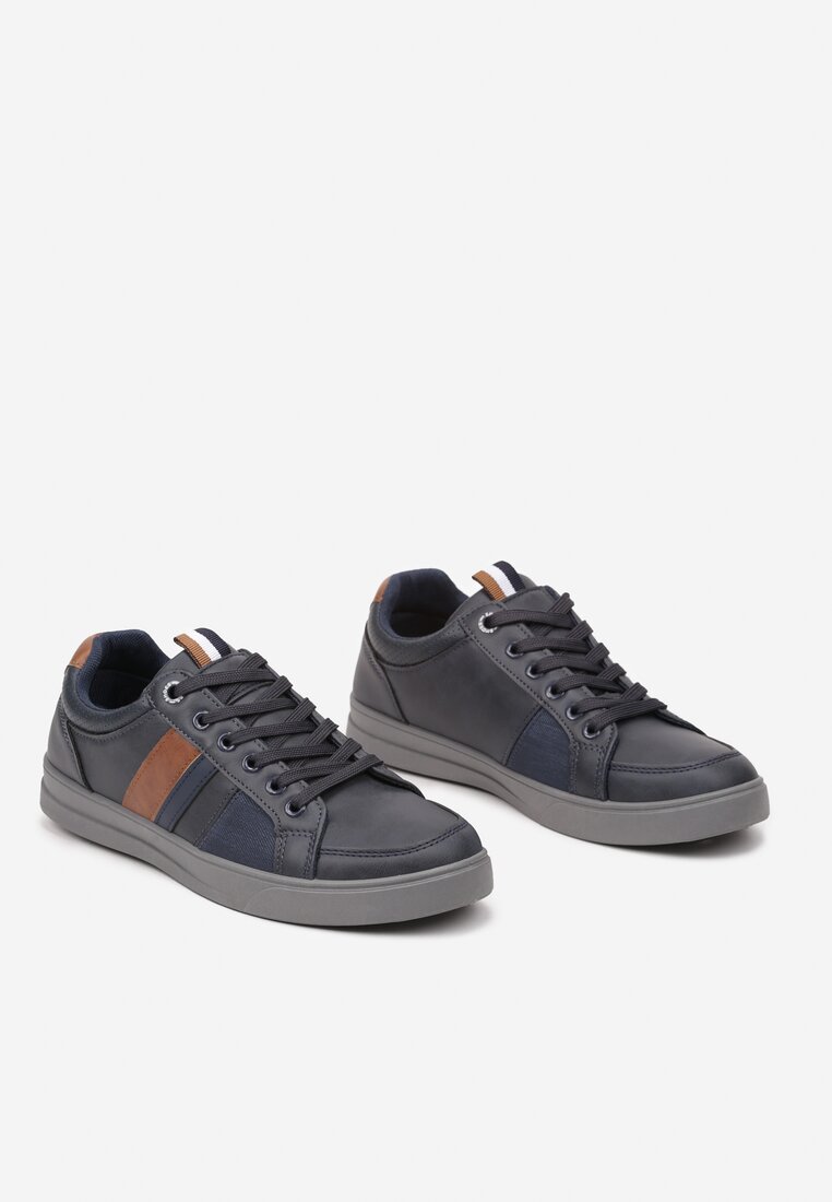 Granatowe Buty Sportowe Casual Vortiala