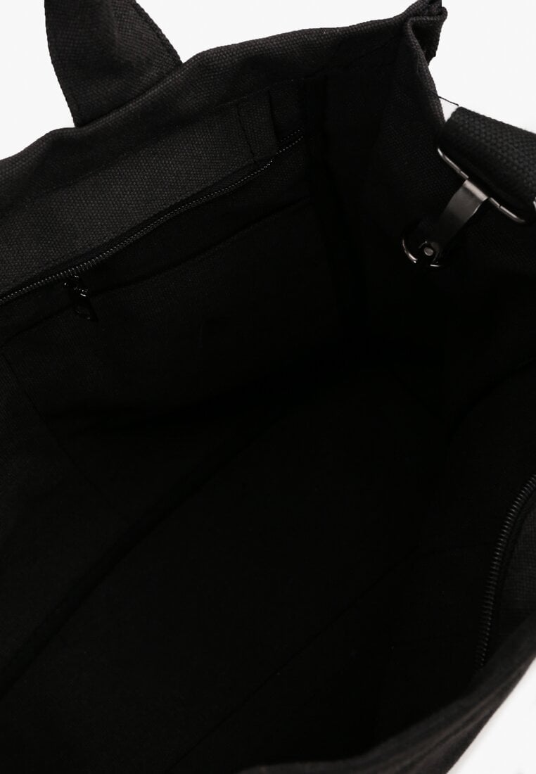 Czarna Pleciona Torebka Shopper Seviola