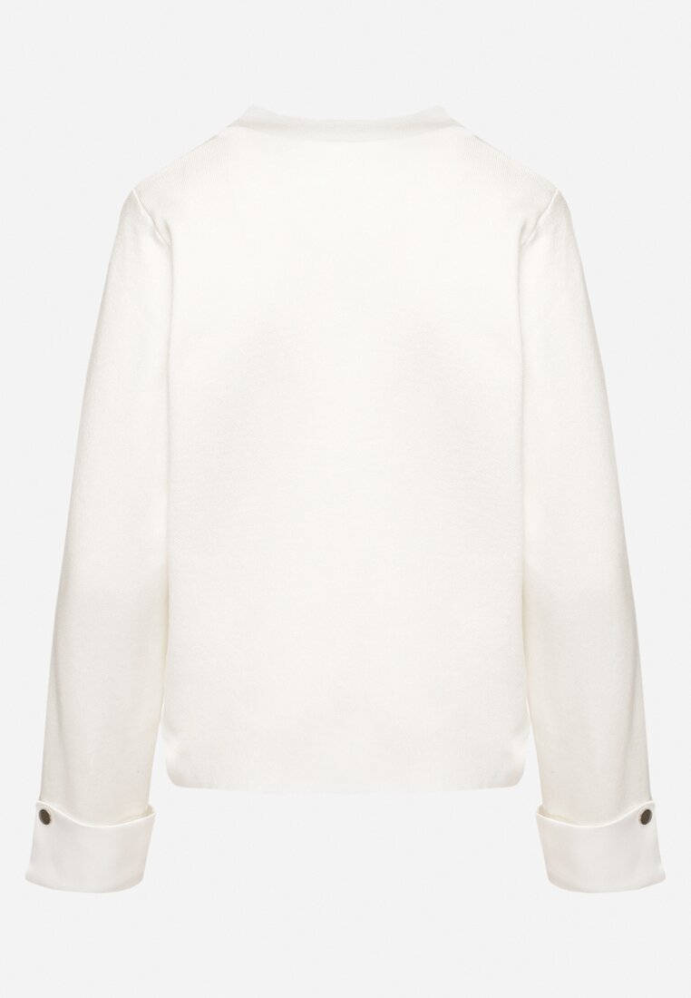 Cardigan Alb