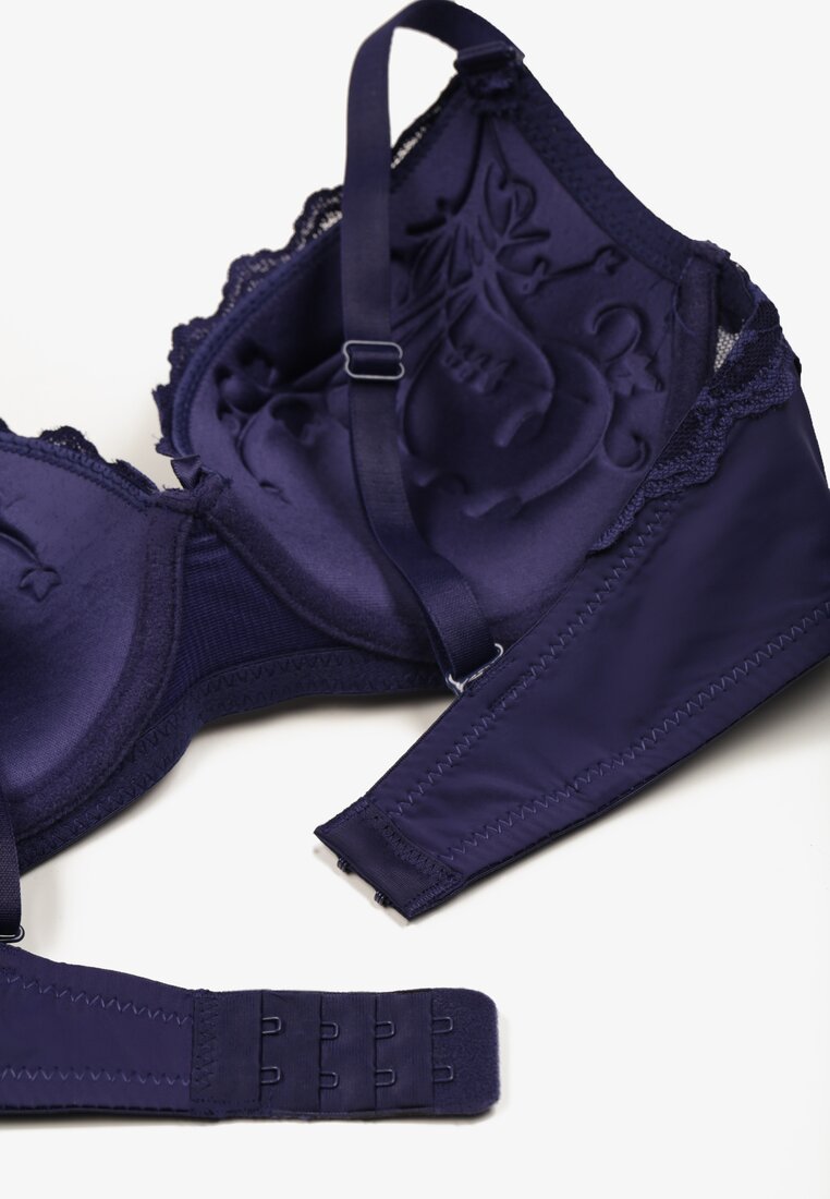 Sutien Bleumarin cu roz