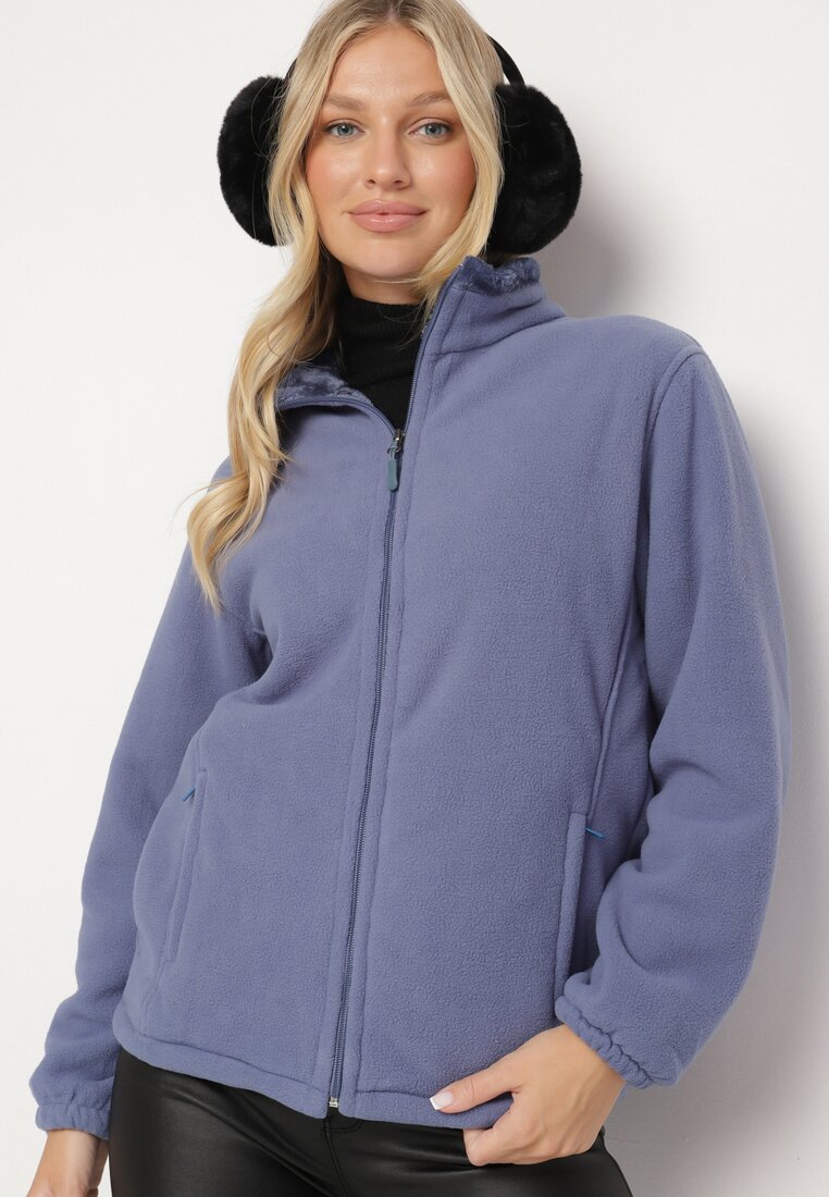 Bluză polar Bleumarin