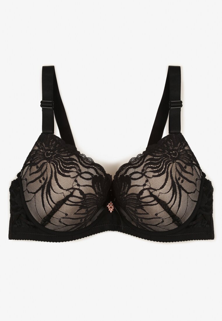 Sutien Negru cu bej