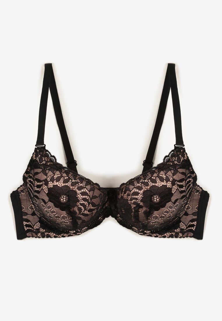Sutien Negru cu bej