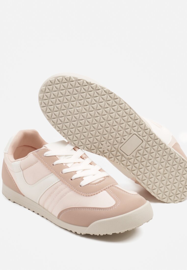 Różowe Sneakersy w Stylu Kultowych Tenisówek Felandris