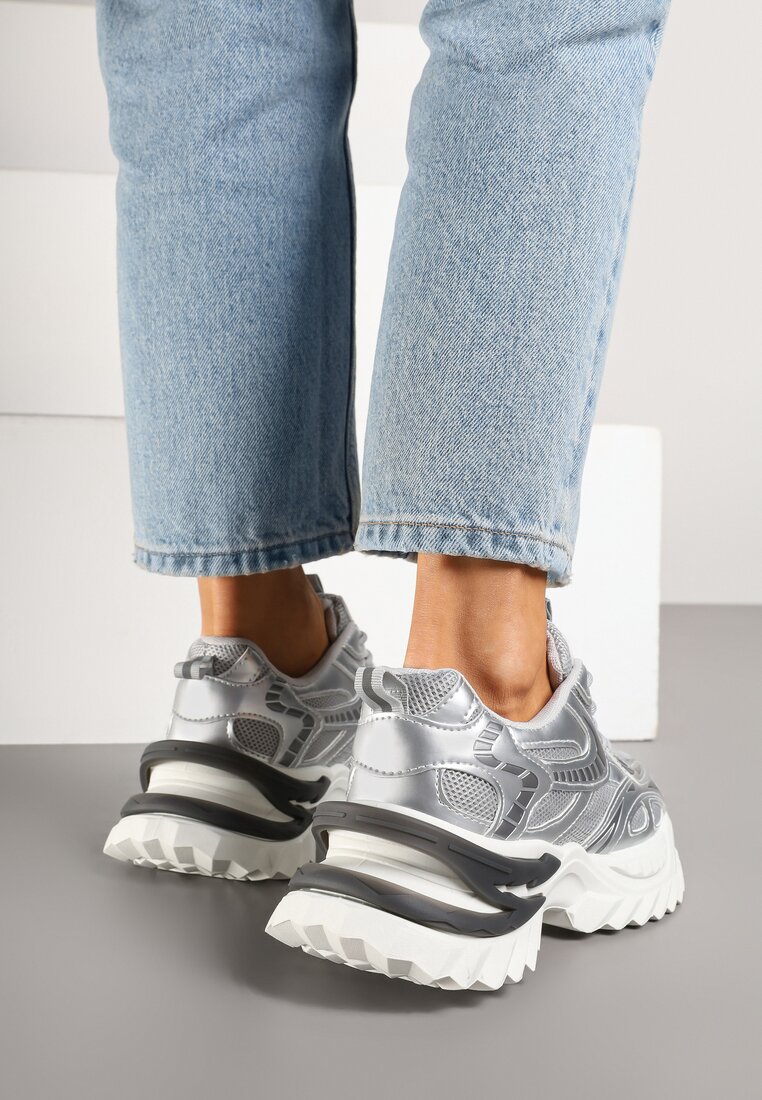 Sneakers Argintii