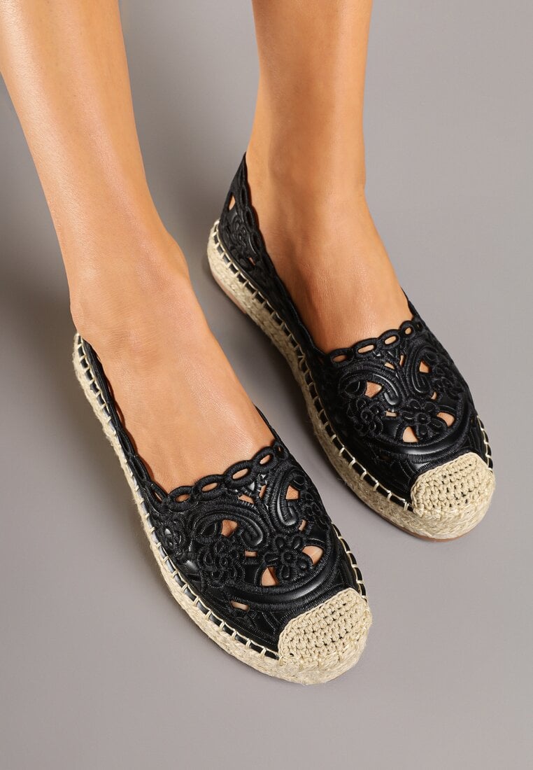 Fekete Espadrilles