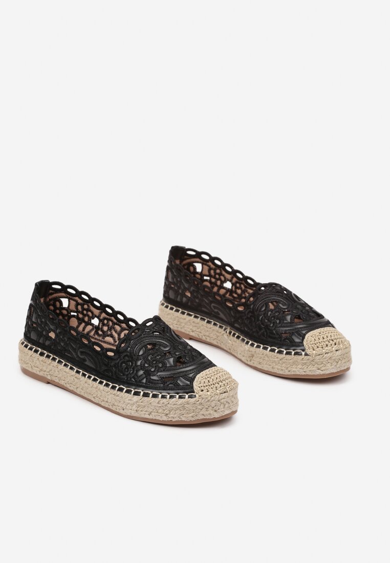 Fekete Espadrilles
