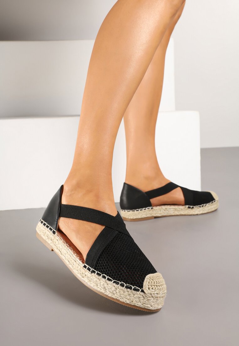 Fekete Espadrilles