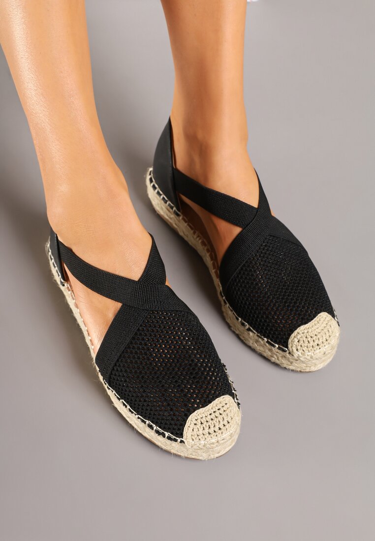 Fekete Espadrilles
