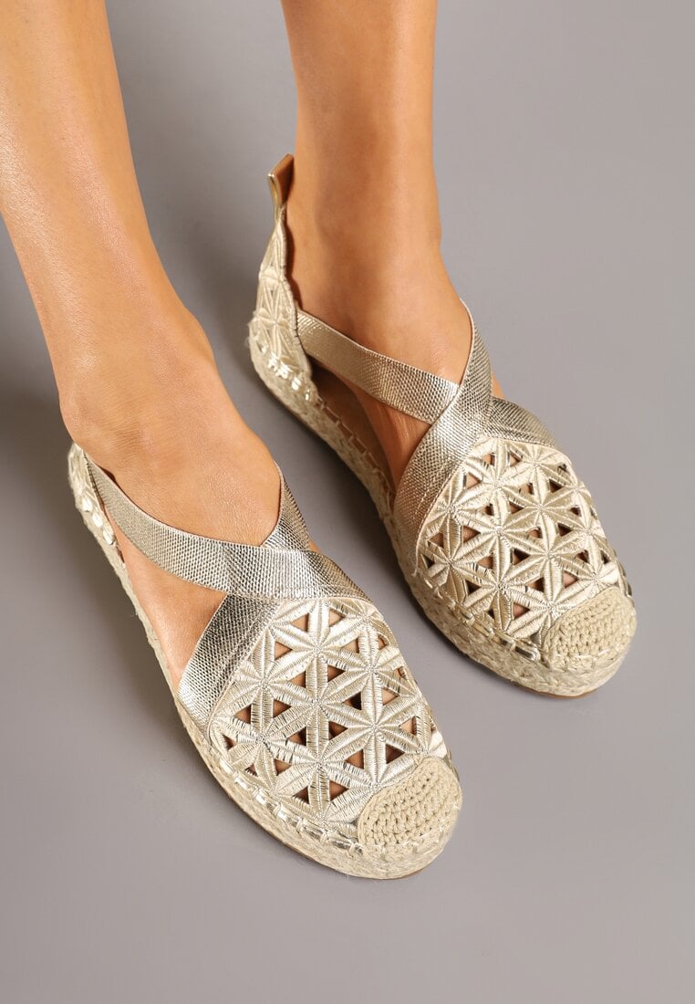 Arany bézs Espadrilles