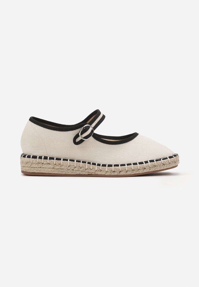 Fehér bézs Espadrilles