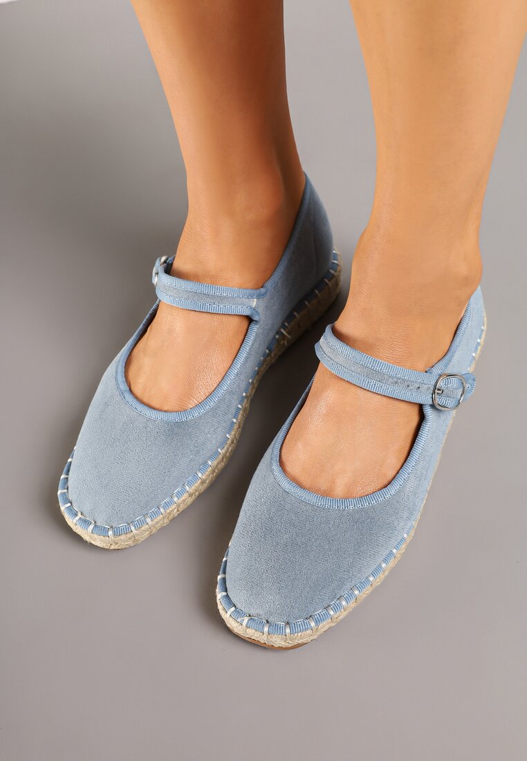 Kék bézs Espadrilles