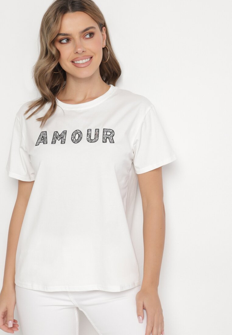 T-shirt Alb