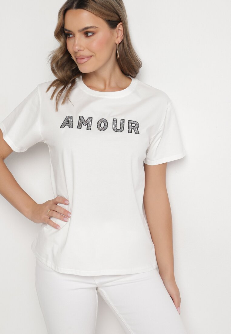 T-shirt Alb