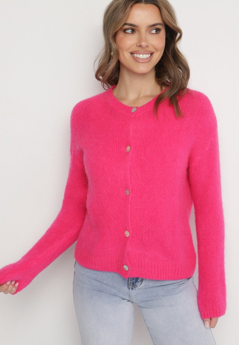 Cardigan Fucsia