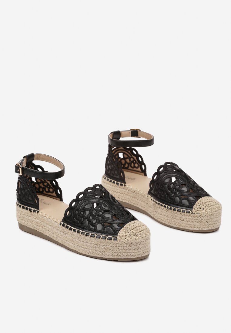 Fekete Espadrilles