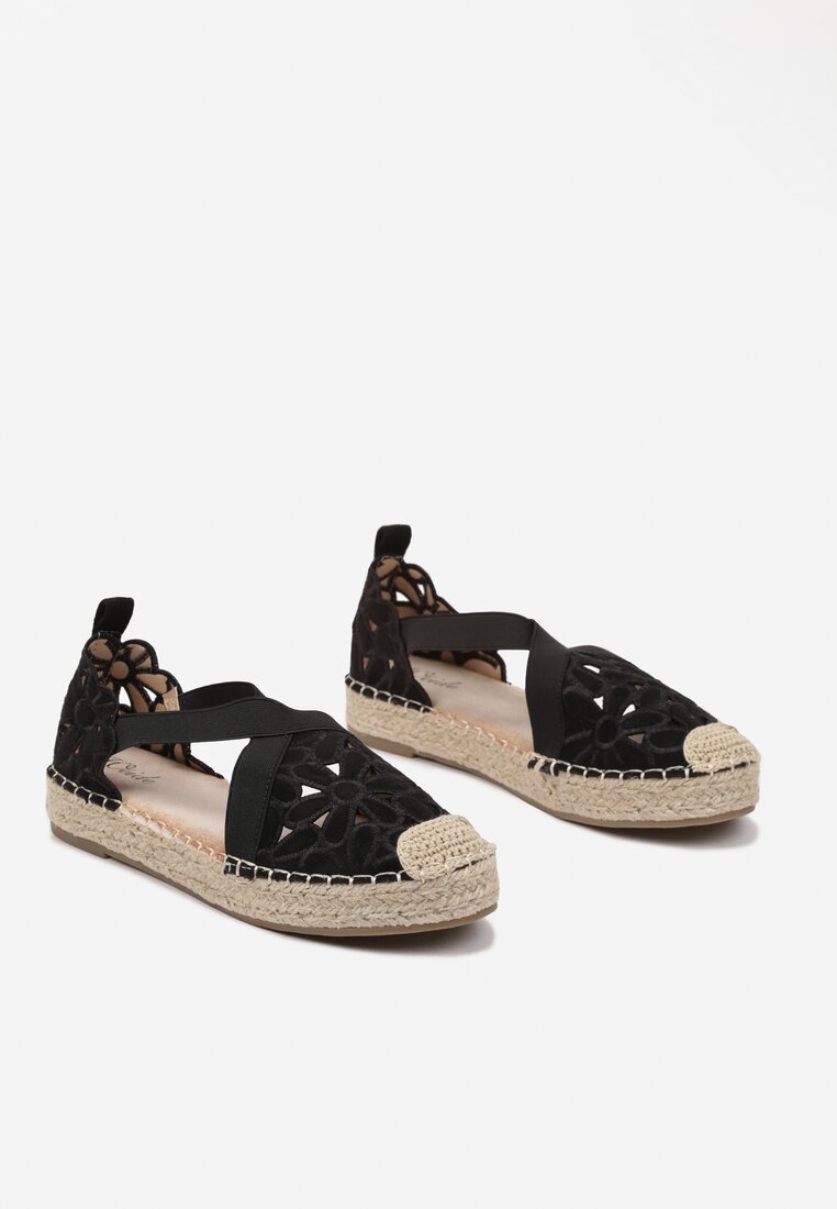 Fekete Espadrilles