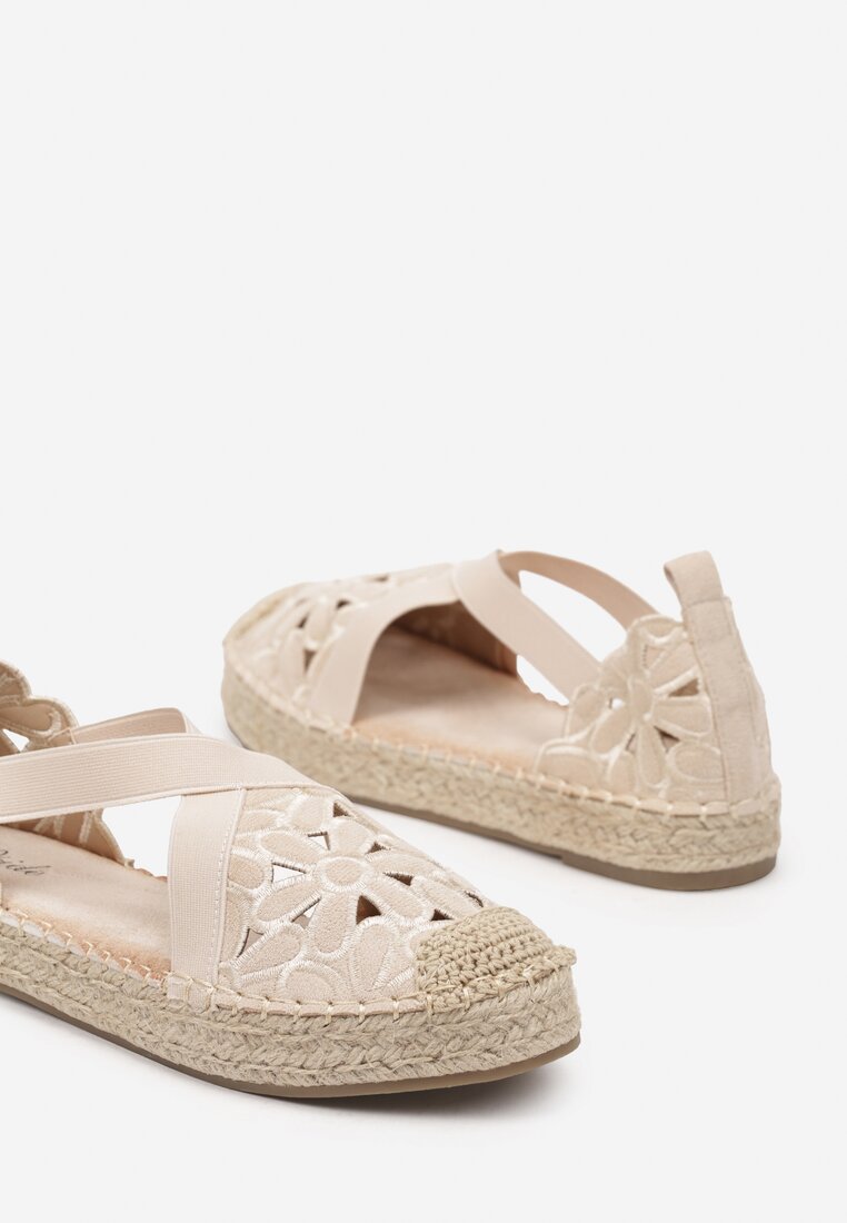 Espadrile Bej