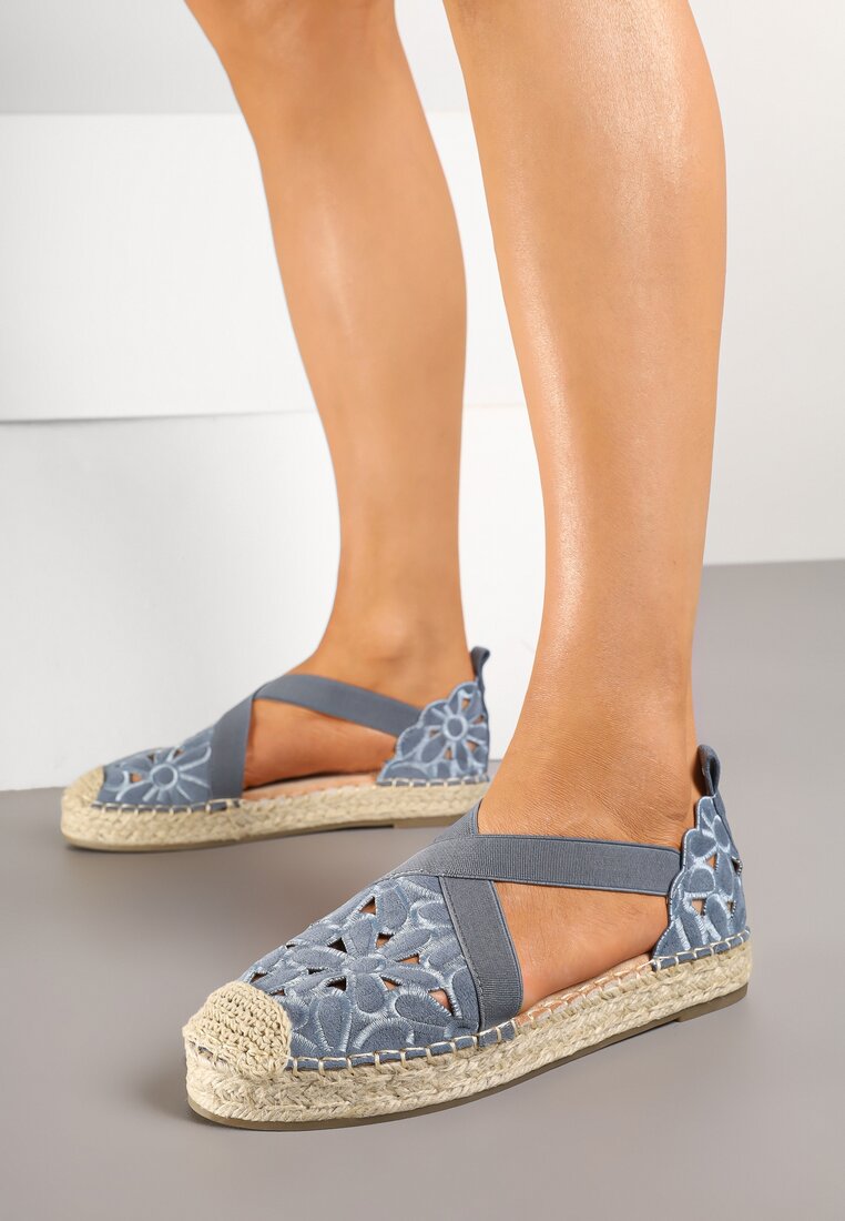 Espadrile Albastre