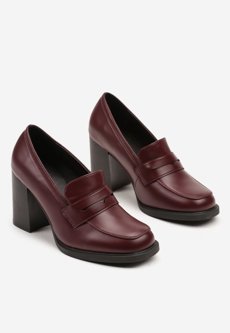 Pantofi casual Bordo