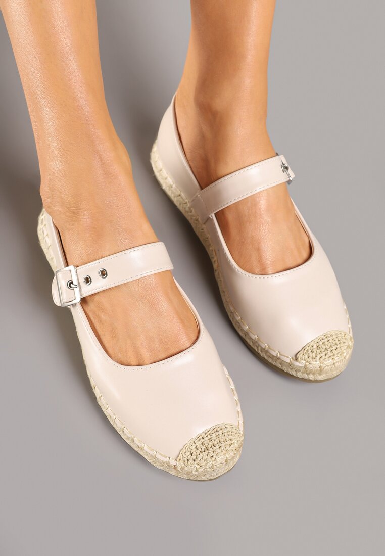 Espadrile Bej