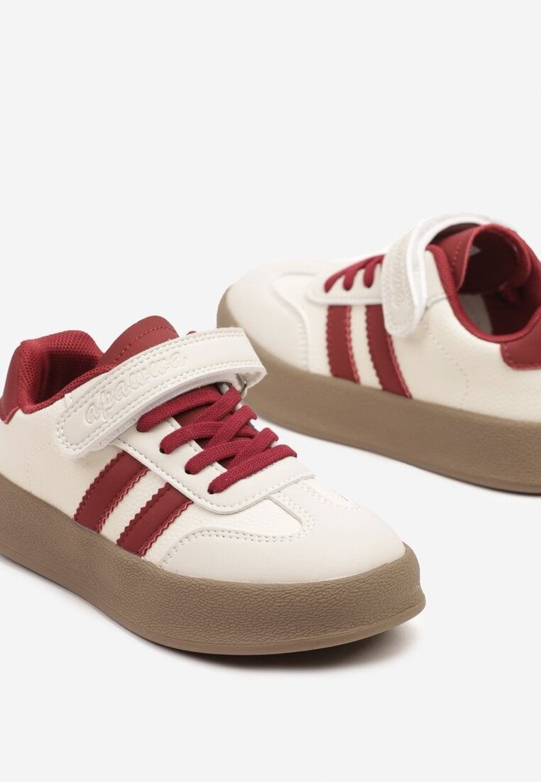 Pantofi sport Bej cu roșu